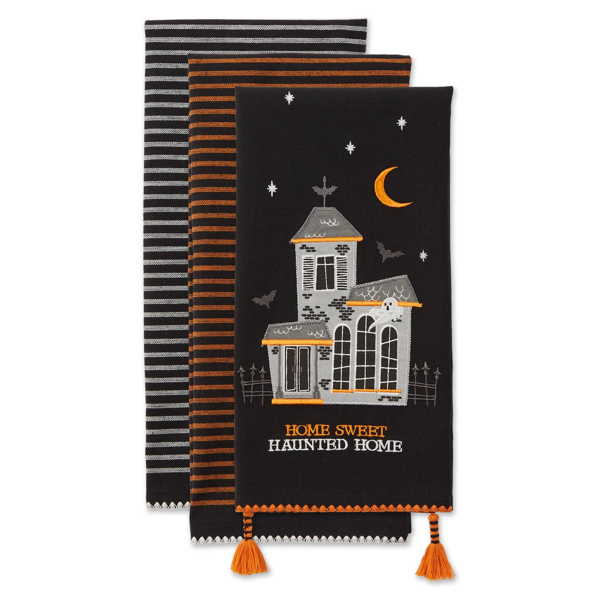 DII® Home Sweet Haunted Home Dishtowel Set